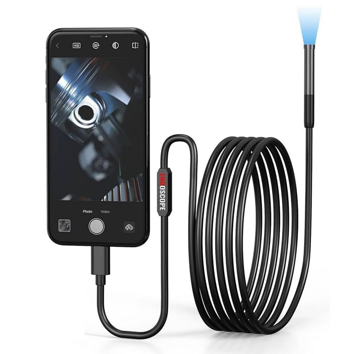OEM - Camara Endoscopio Hd - 3 Metros Con Luz Led - Wifi Para Celular