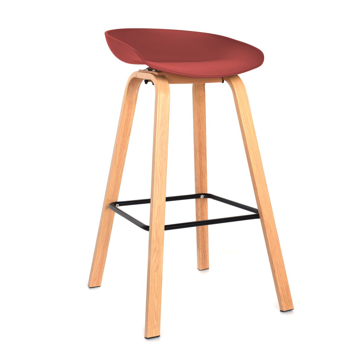 BONNO - Banco Para Bar Misuri Fijo Rojo Bonno