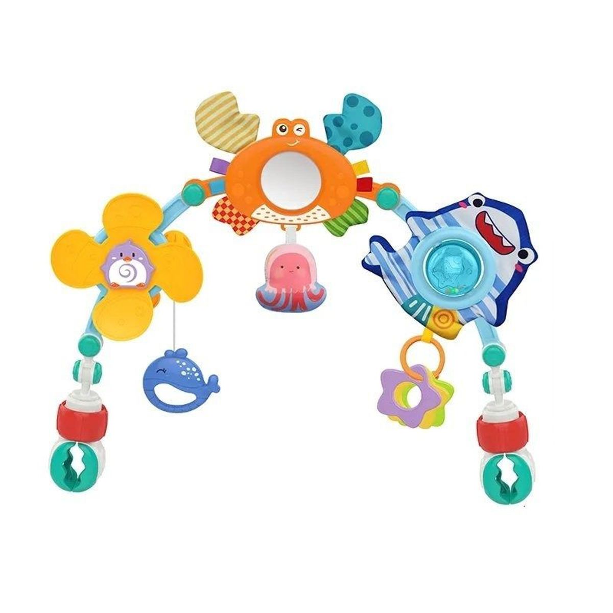 HUANGER - Sonajeros móviles de arcoíris para cuna