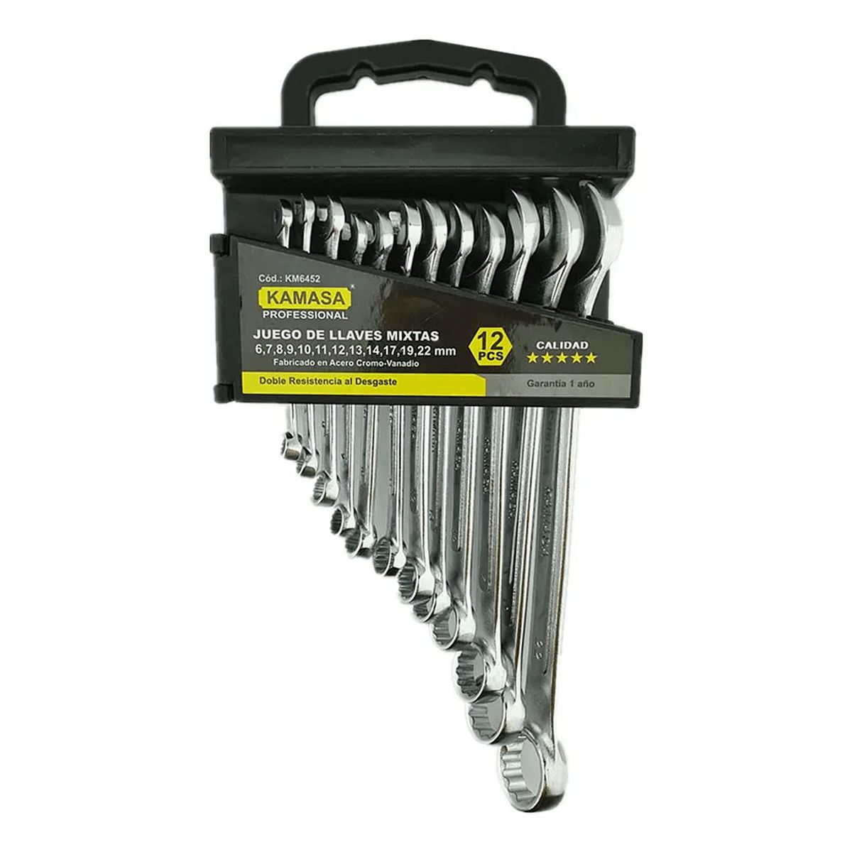 KAMASA - Juego Llave Mixta 12Pcs 6-22mm Kamasa KM6452