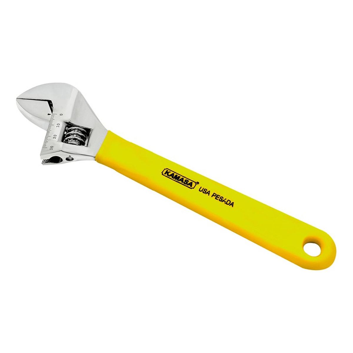 KAMASA - Llave Francesa 10 M/Amarillo Kamasa KM443