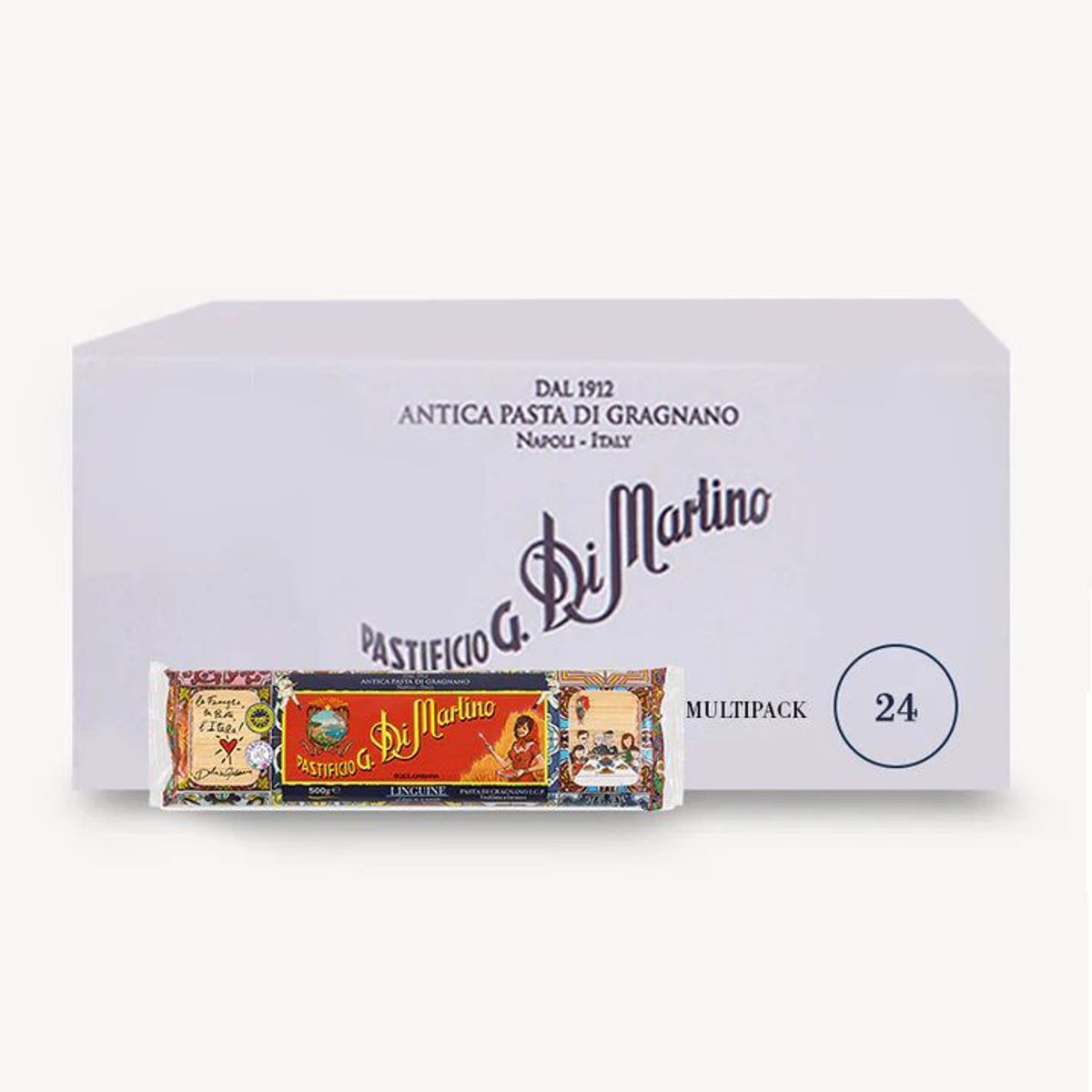 PASTIFICIO G DI MARTINO - Linguine italiano premium x 500gr 14% proteina DI MARTINO