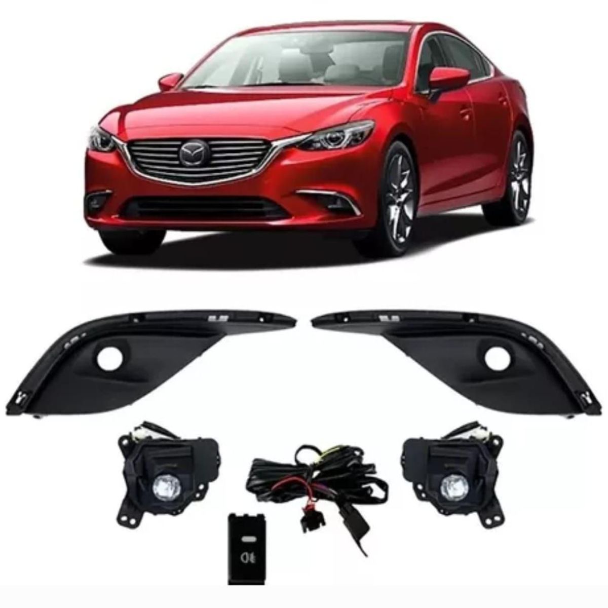 GENERICO - FAROS NEBLINEROS  MAZDA 6 2015 2016 2017.