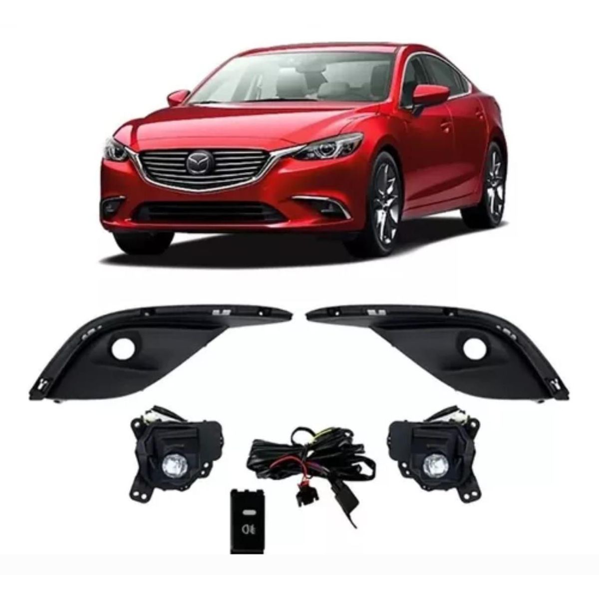 GENERICO - FAROS NEBLINEROS  MAZDA 6 2015 2016 2017.