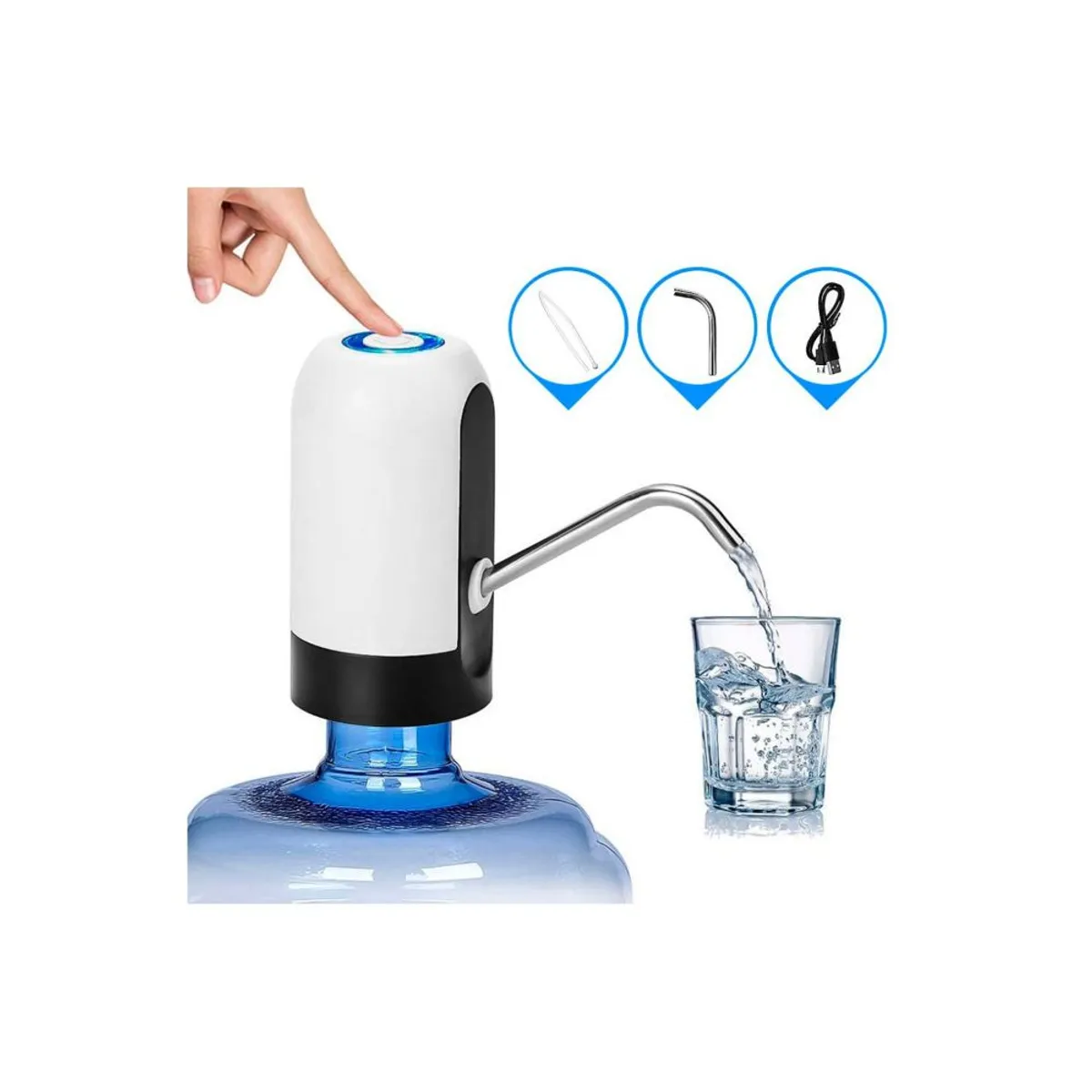 GENERICO - Dispensador De Agua Recargable con USB