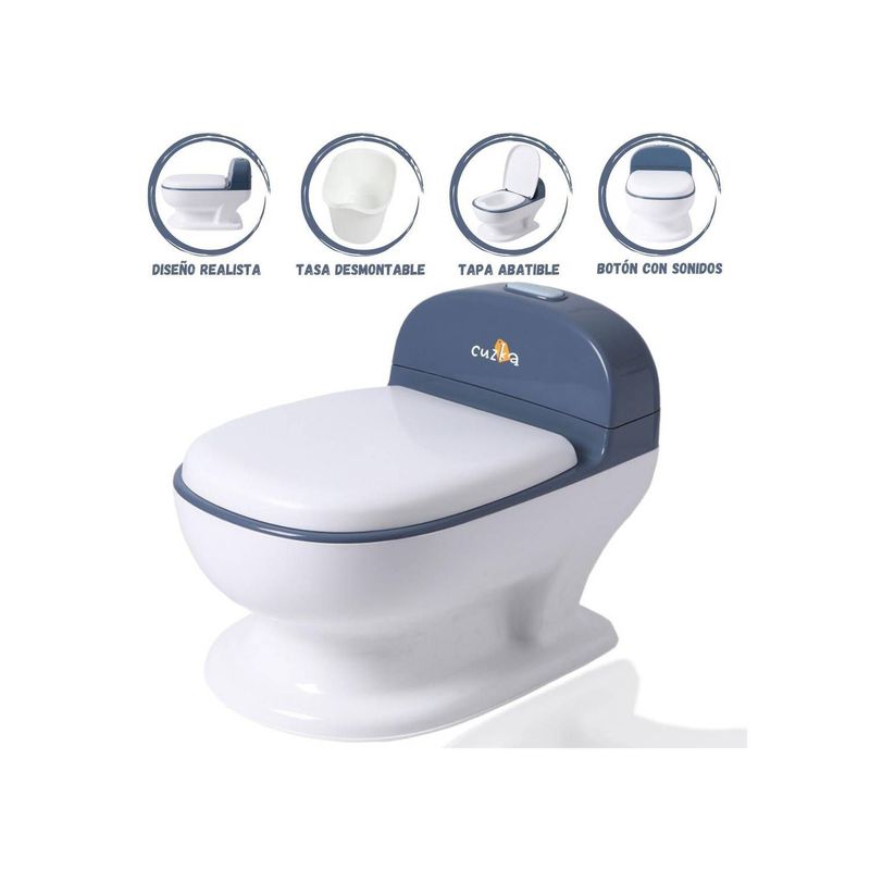 INFANTI - Bacín INFANTI »POTTY MI PRIMER BAÑO» Blue  BH-129