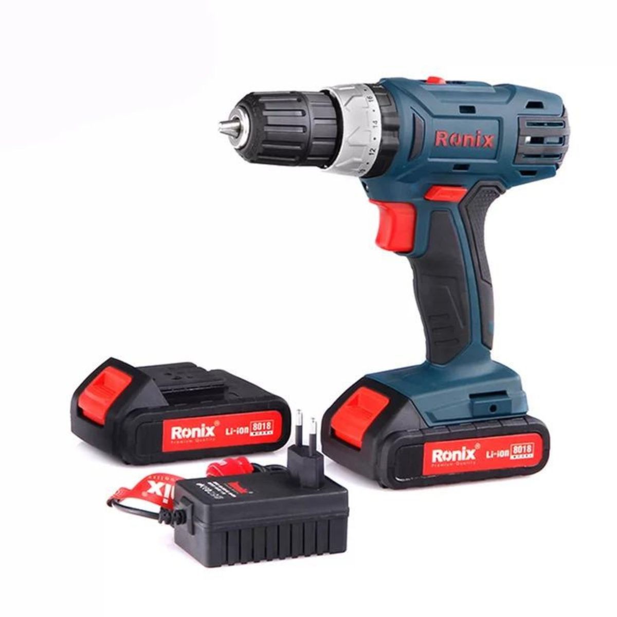RONIX - Taladro Atornillador 18V Destornillador Inalámbrico RONIX 8018