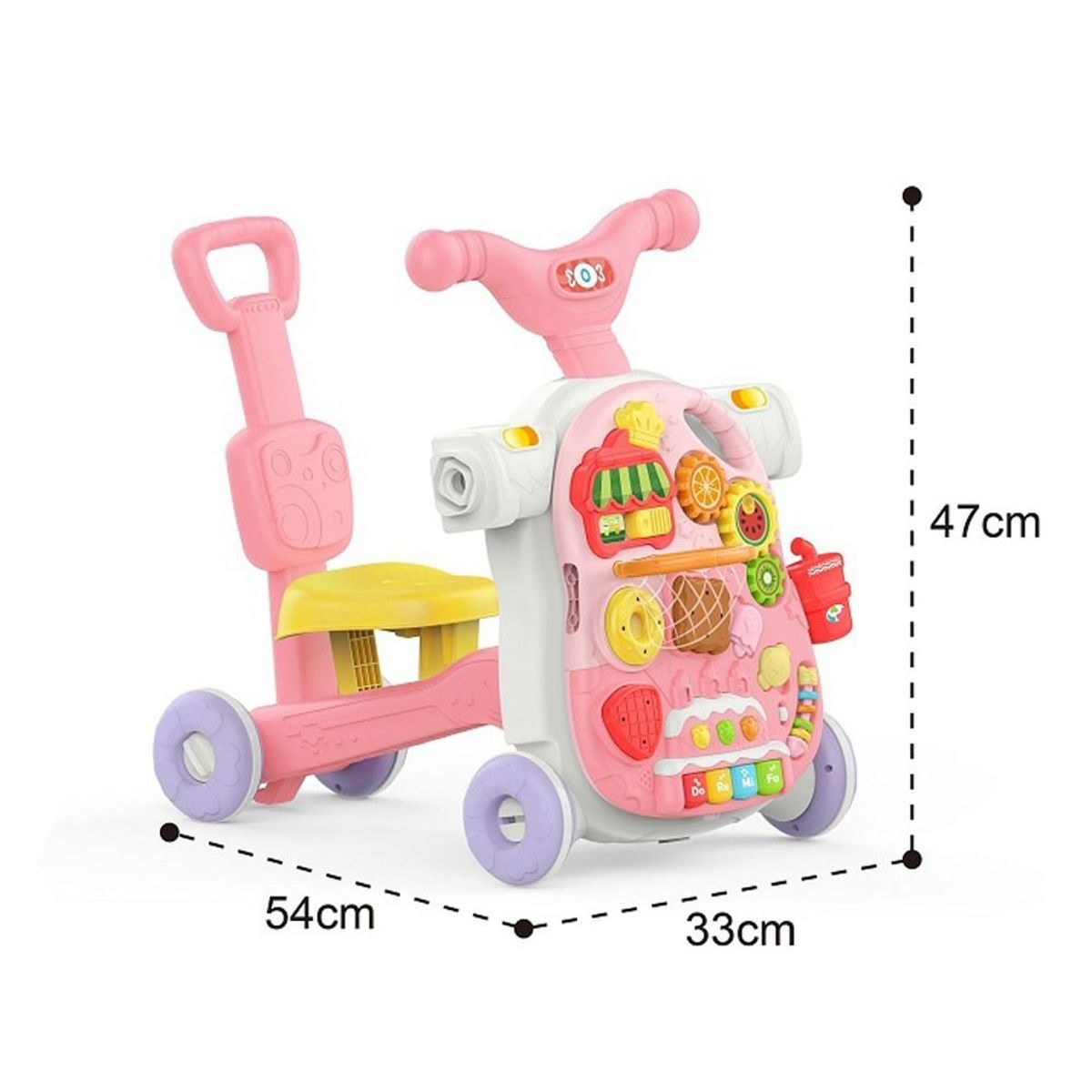 HUANGER - CAMINADOR  PARA BEBE 4 EN 1 CON CENTRO DE ACTIVIDADES