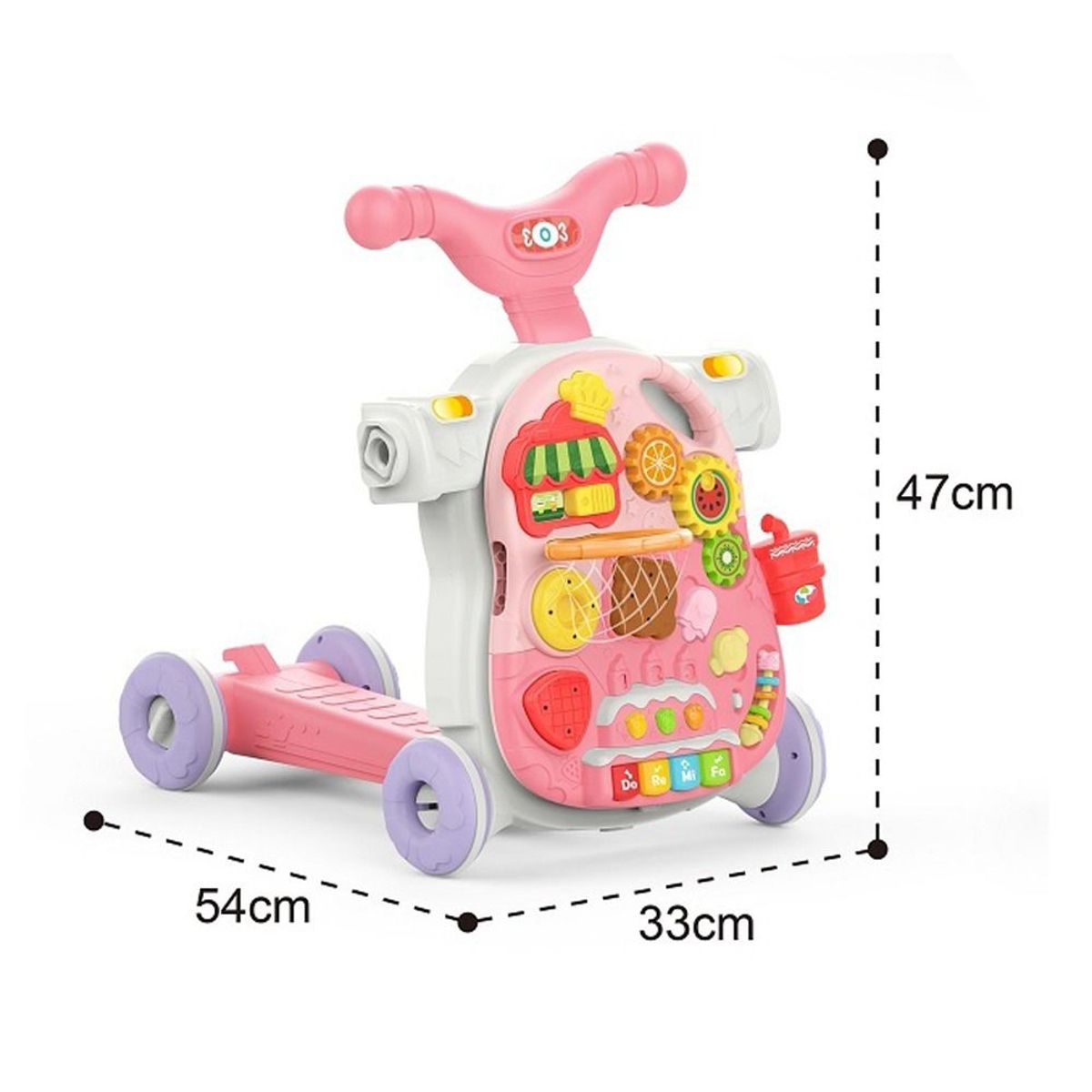 HUANGER - CAMINADOR  PARA BEBE 4 EN 1 CON CENTRO DE ACTIVIDADES