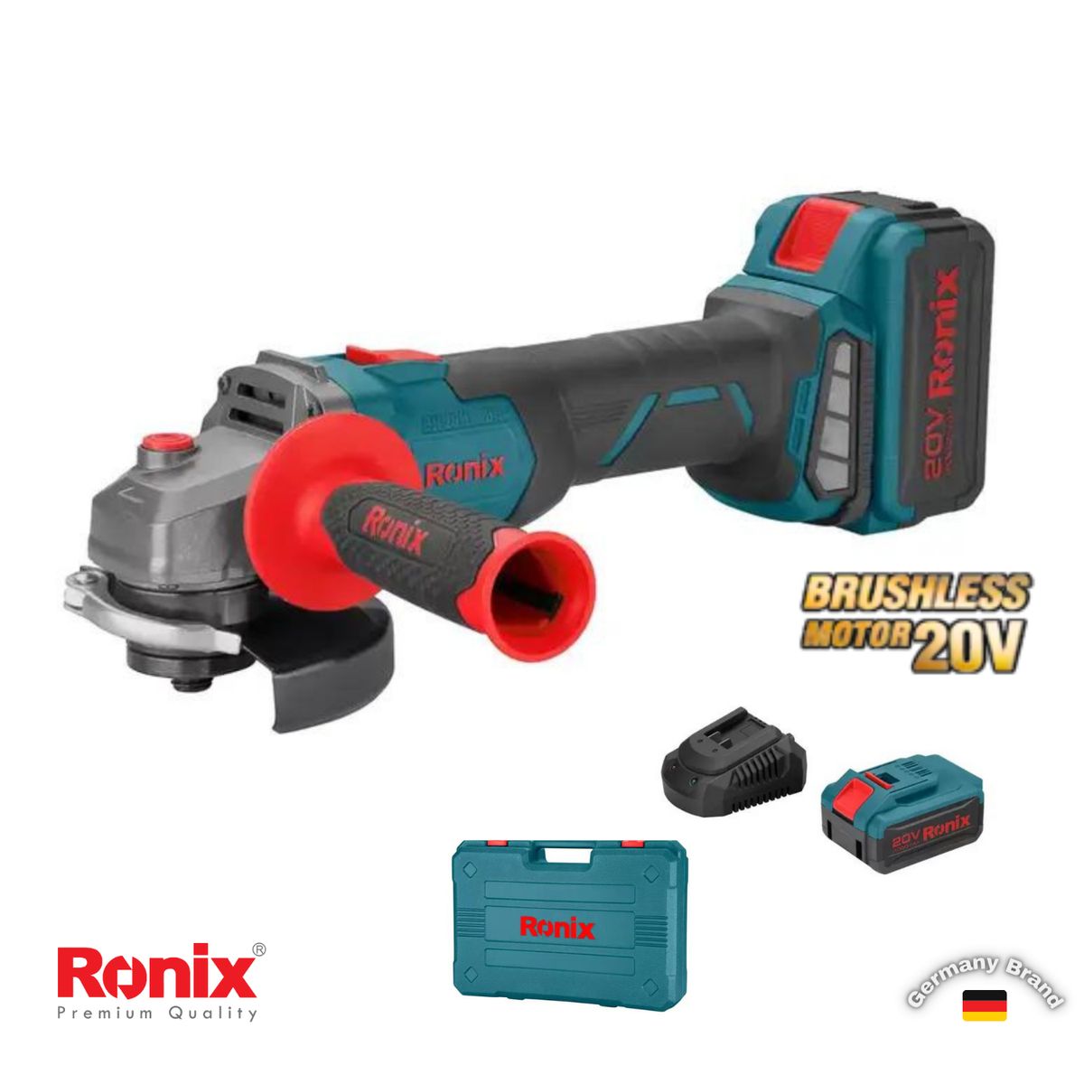RONIX - Amoladora Esmeril Angular Brushless RONIX 8901K