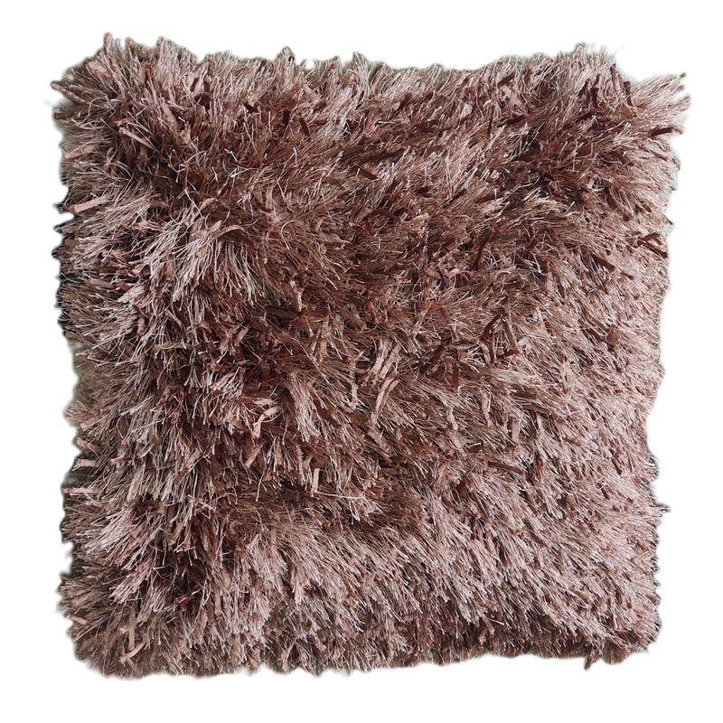 GENERICO - COJIN  PELUDO DECORATIVO 50 X 50 TOFFE