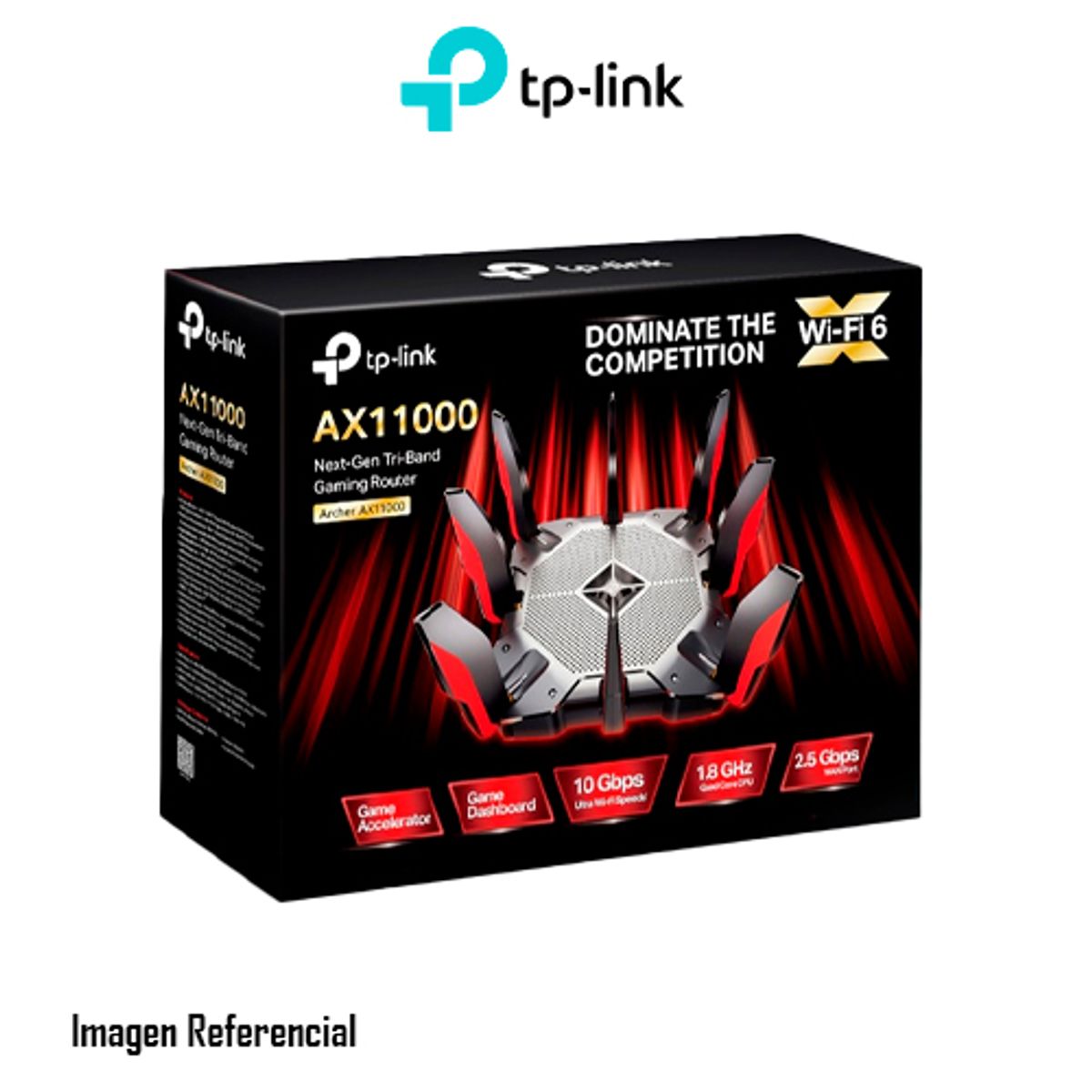 TP LINK - ROUTER TP-LINK ARCHER AX11000 GAMING TRI-BANDA P/N: ARCHER AX11000