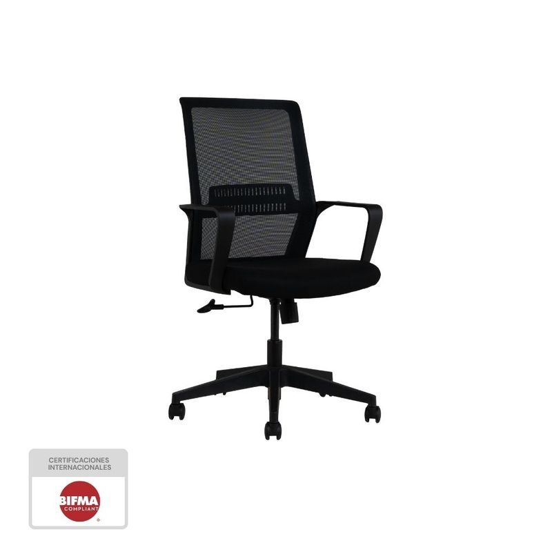 NIHM - Silla de Oficina Ergonómica Nihmo 1 Negro