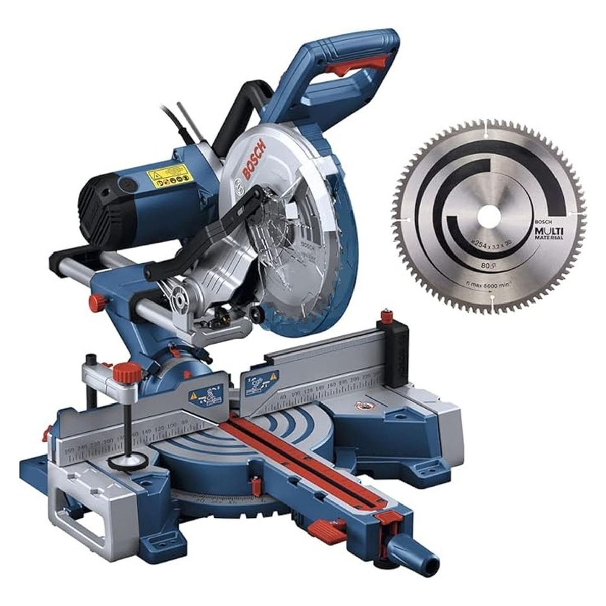 BOSCH - Sierra Ingleteadora Telescópica 10" (254 mm) 1800W Bosch GCM 254 D