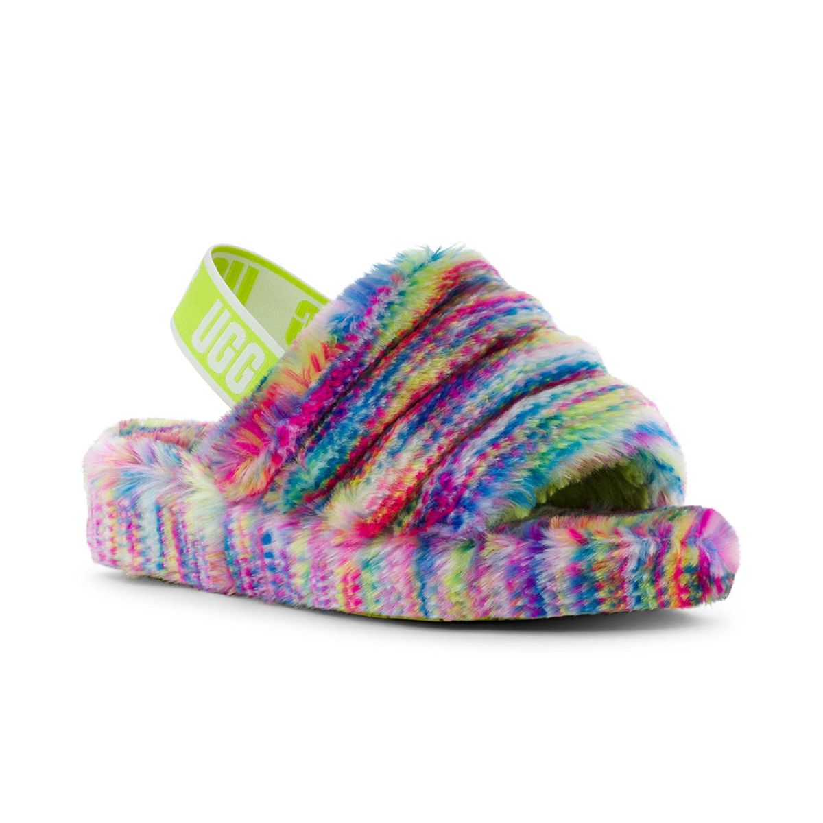 UGG - Sandalias UGG Fluff Yeah Pixelate W White Mujer