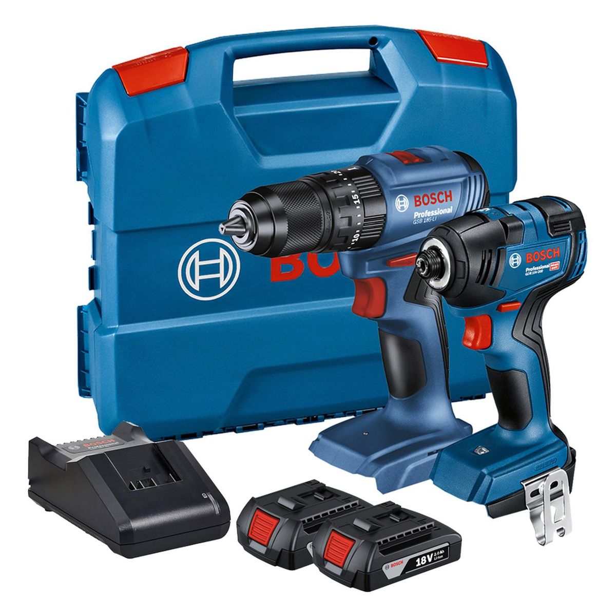 BOSCH - Taladro Percutor GSB 185-LI  Atornillador de Impacto GDR 18V-200