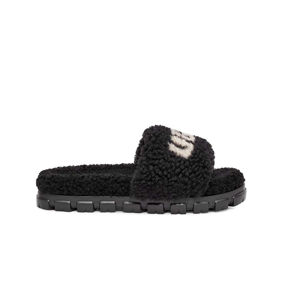 UGG - Sandalias UGG Cozetta Curly Graphic Black Mujer