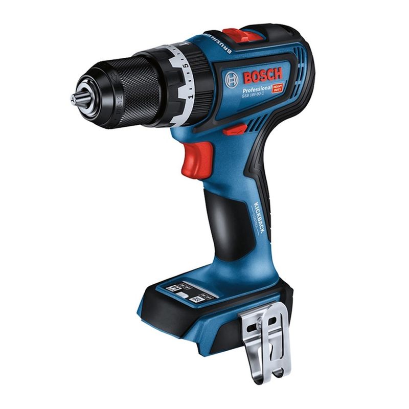 BOSCH - Taladro Percutor 12 18V Brushless Baretool Bosch GSB 18V-90 C