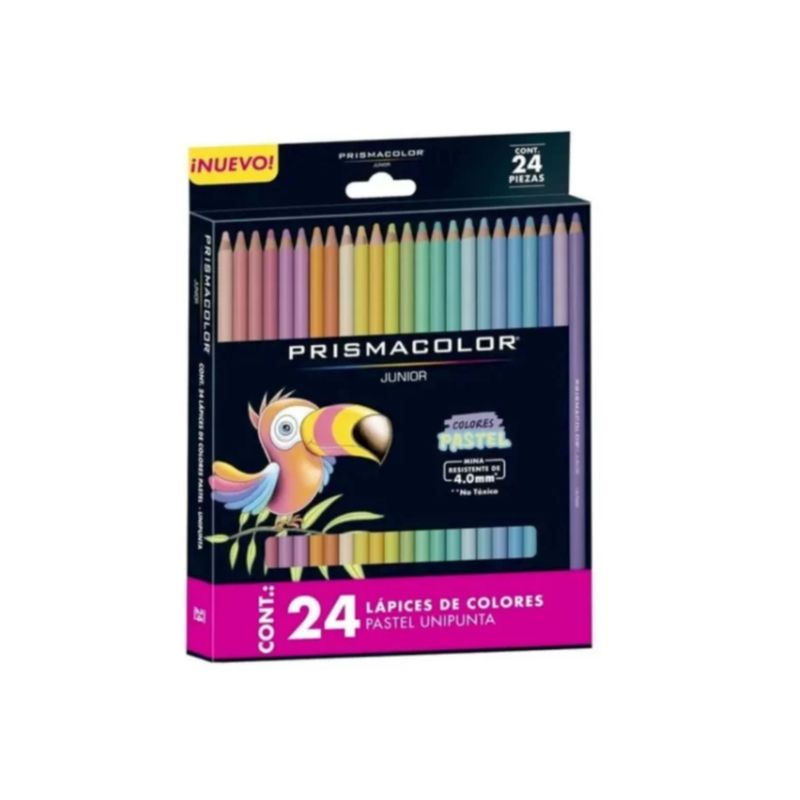 PRISMACOLOR - Prismacolor Junior 24ct Lápices de Colores Pastel