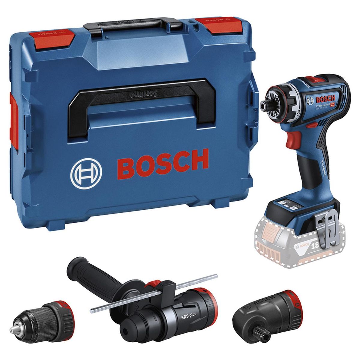 BOSCH - Taladro Atornillador 1/2 18v Baretool Bosch Gsr 18v-90 Fc