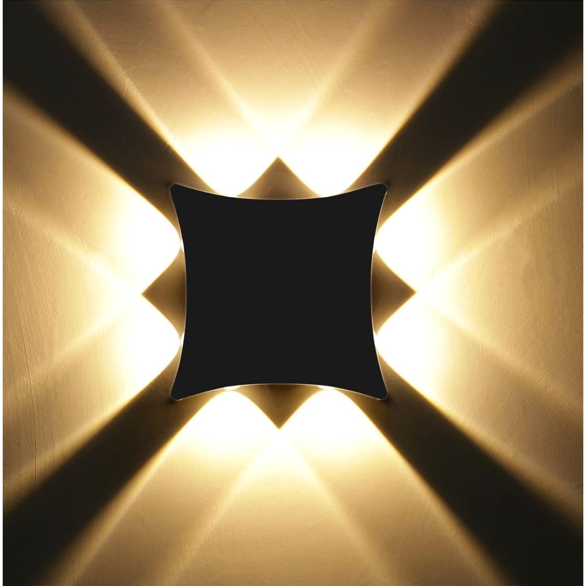 GENERICO - Lampara de pared Aplique Led rombo 8w Luz Calida