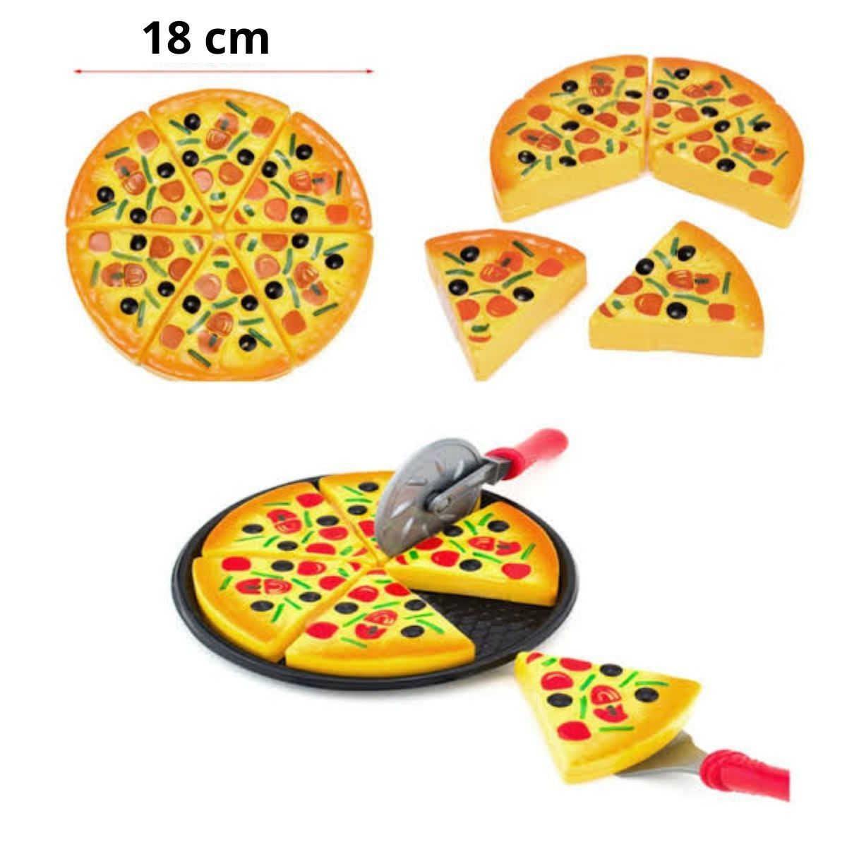 GENERICO - SET DE PIZZA Y TORTA CON ACCESORIOS JUGUETES PARA NIÑOS