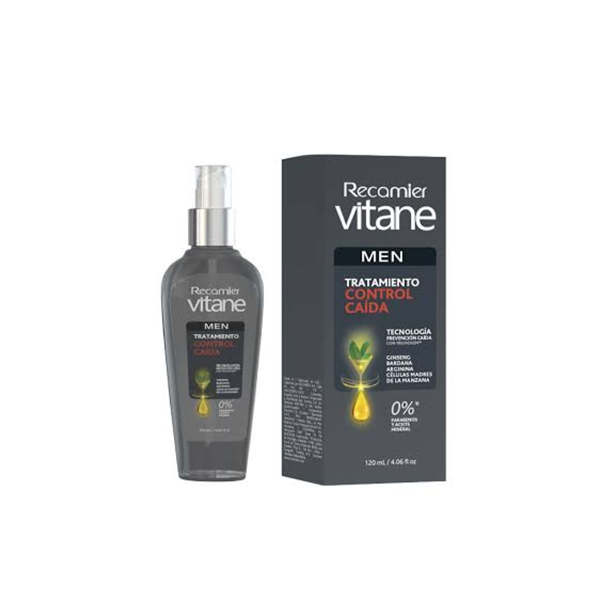 RECAMIER - Recamier Vitane Men Tratamiento Control Caída 120ml