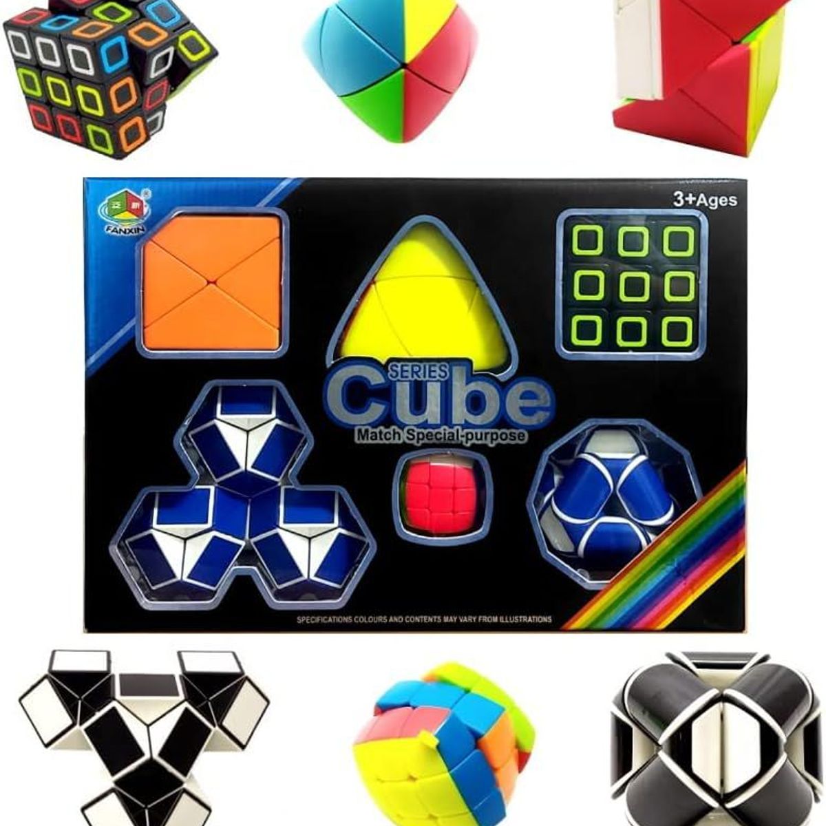 GENERICO - Set De Cubos Mágicos especiales Fanxin 6 cubos