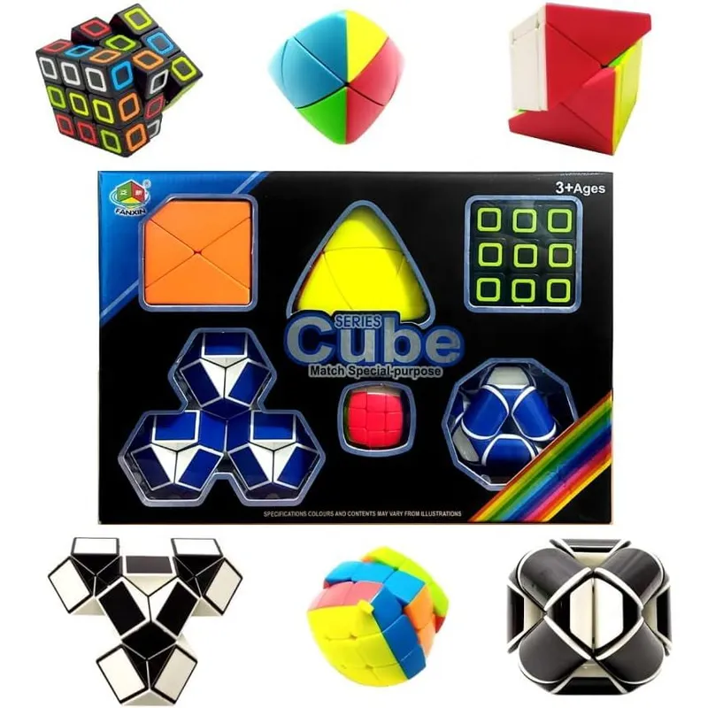 GENERICO - Set De Cubos Mágicos especiales Fanxin 6 cubos