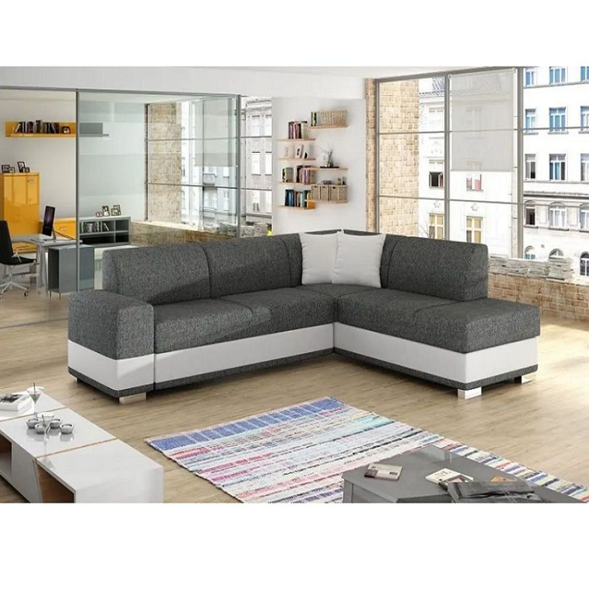 DMUEBLES - SECCIONAL DERECHO DMUEBLES  AVANCE GRIS
