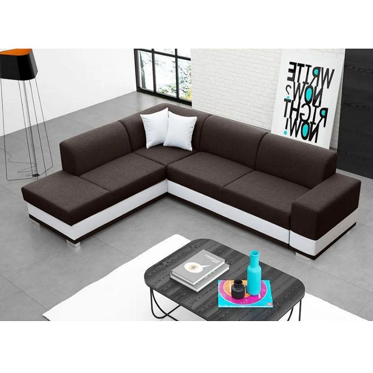 DMUEBLES - SECCIONAL IZQUIERDO DMUEBLES  AVANCE MARRON