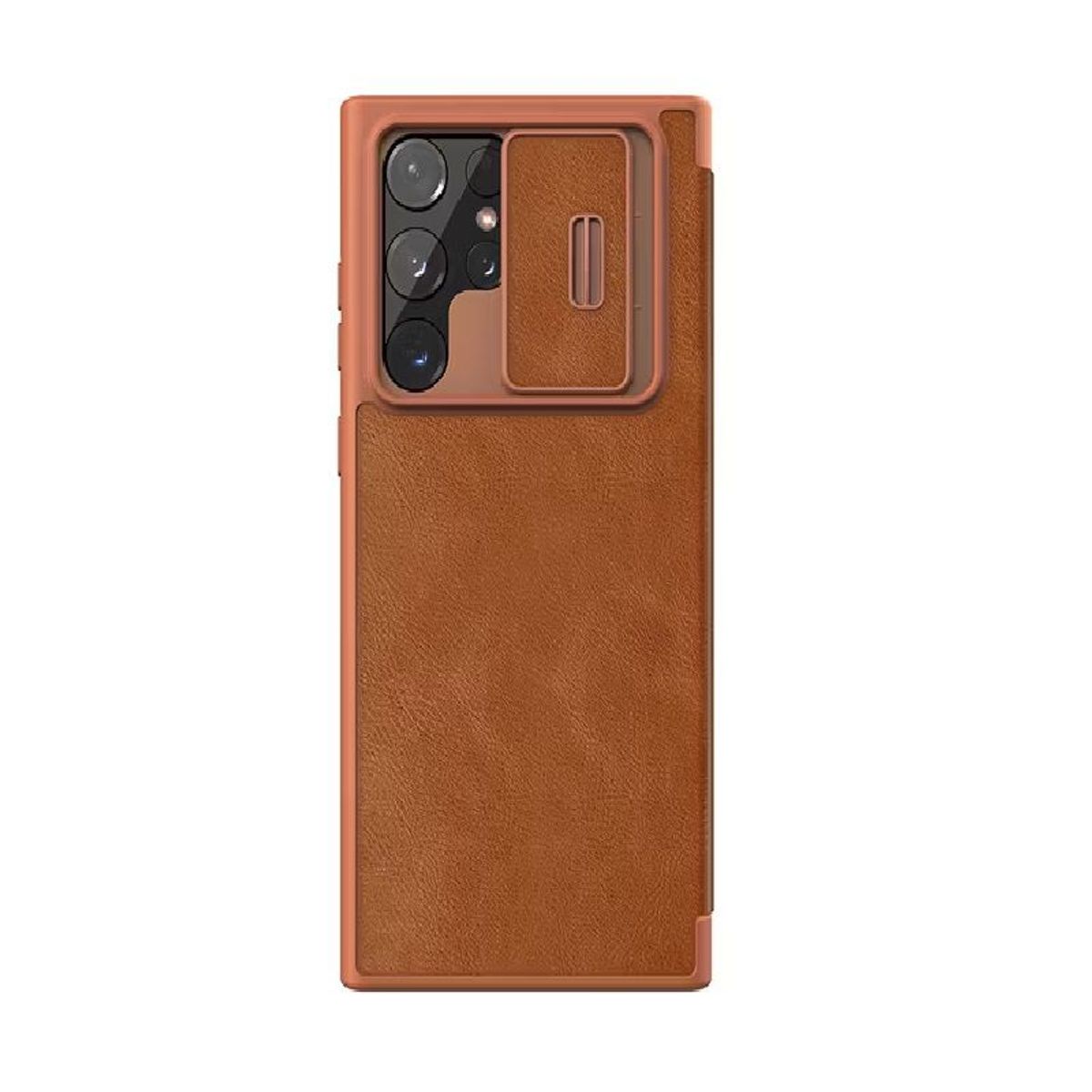 OTTOWARE - CASE QIN PRO LEATHER NILKIN SAMSUNG S22 ULTRA CAMEL