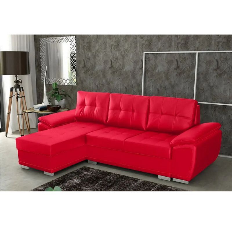 DMUEBLES - SECCIONAL IZQUIERDO DMUEBLES ABDUL ROJO