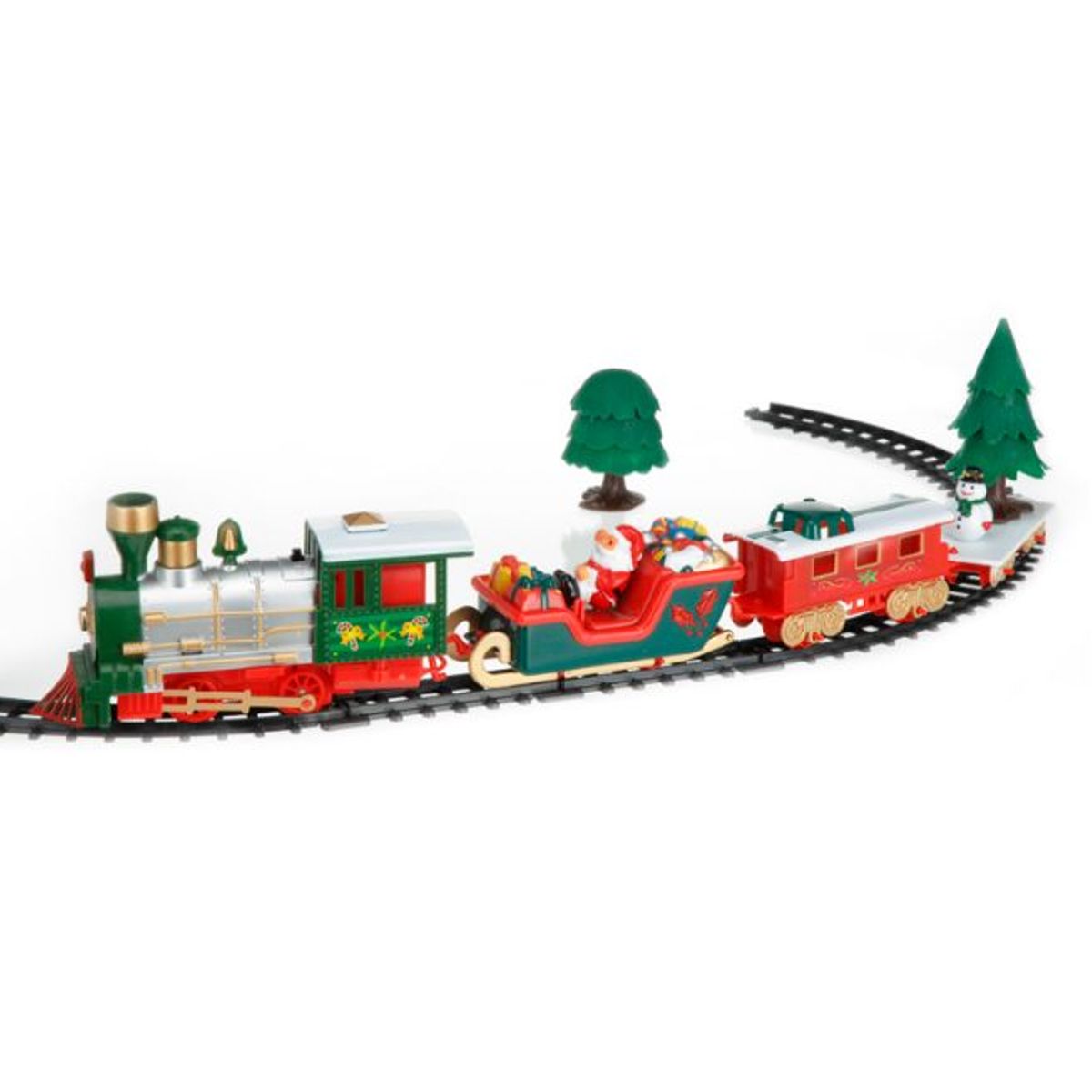 GENERICO - Tren Eléctrico de Papá Noel de 25 piezas Musical