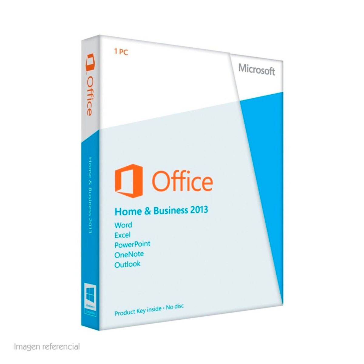 MICROSOFT - Software Microsoft Office Home and Business 2013 español DVD