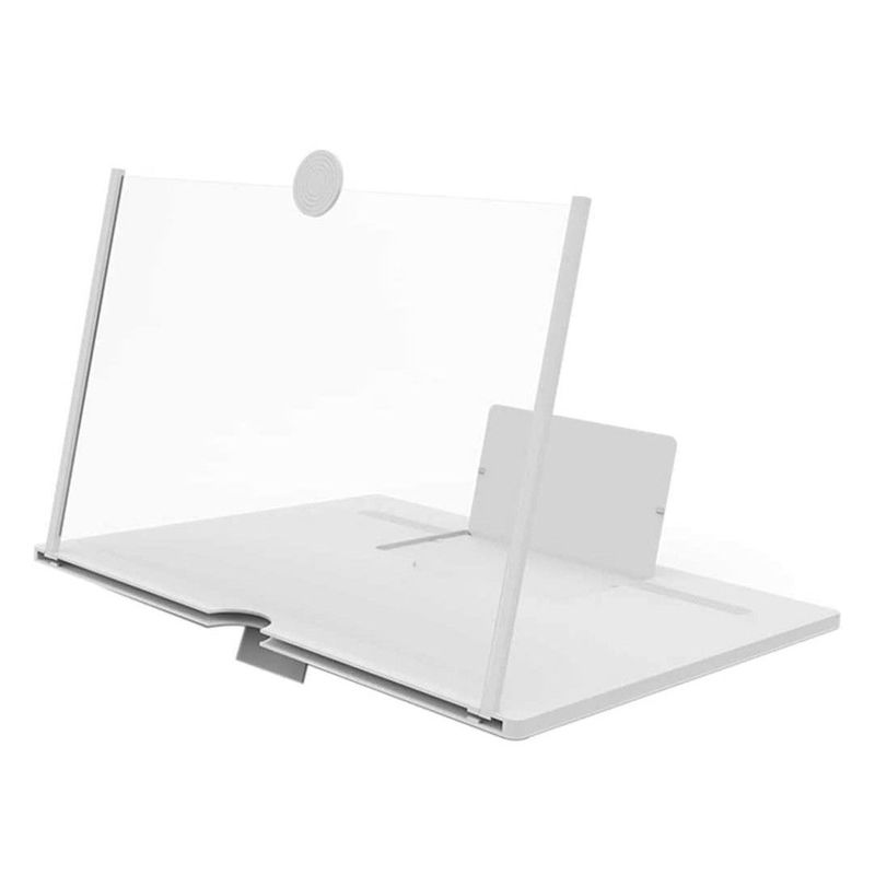 GENERICO - Pantalla Para Celular y Tablet Plegable Amplificador Blanco
