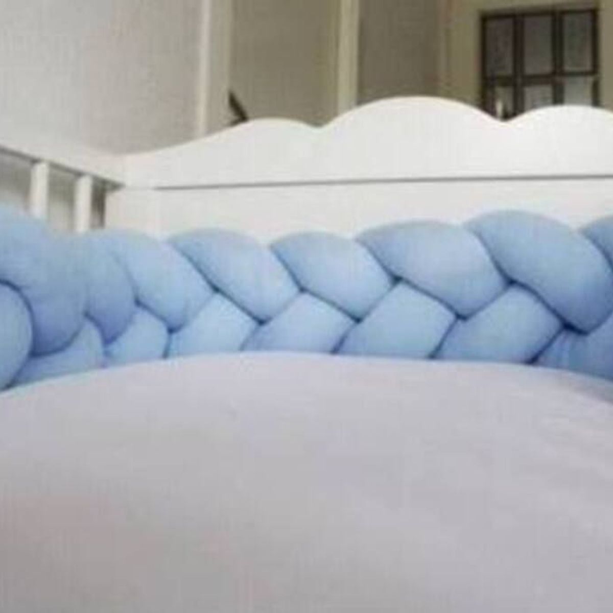 GENERICO - Protector de cuna trenzado 4 metros