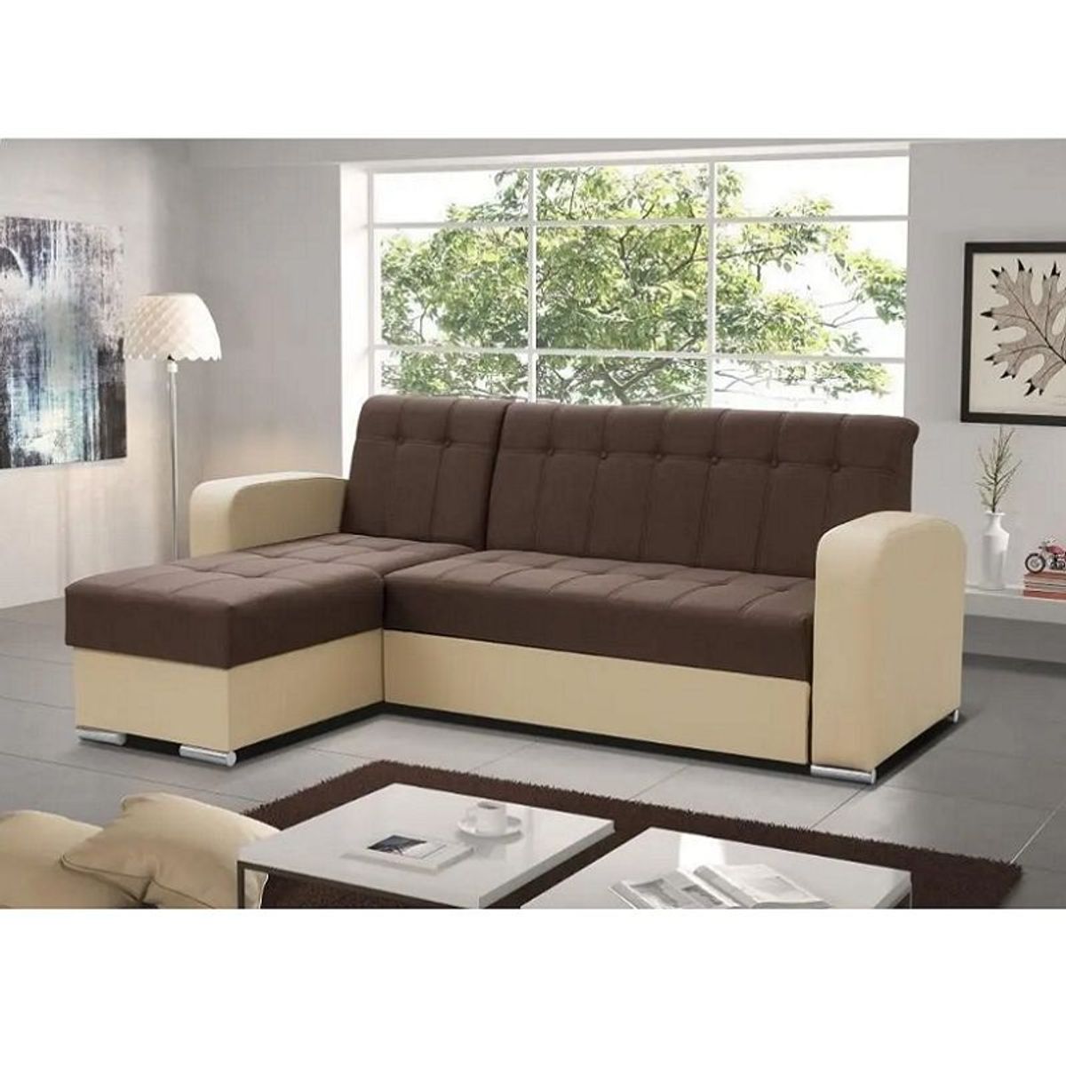 DMUEBLES - SECCIONAL IZQUIERDO ASTRID MARRON