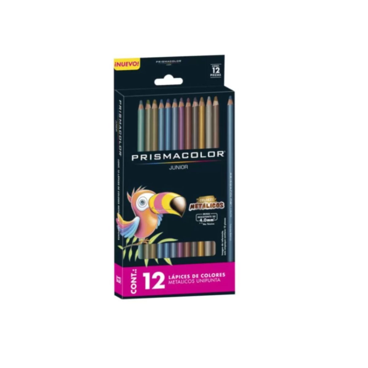 PRISMACOLOR - Prismacolor Junior 12Ct Lápices de Colores Metálicos