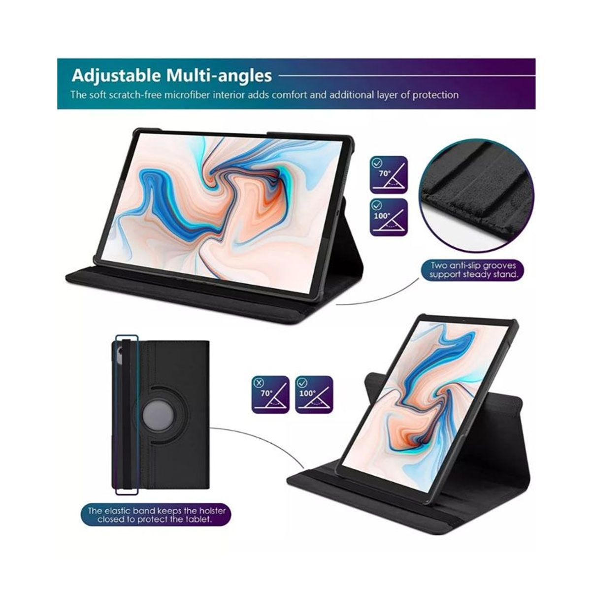 CASE - Funda Case Tablet Giratorio con Soporte Lenovo TAB M10 Plus TB-X606X