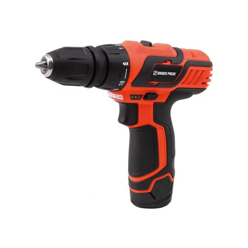 GENERICO - Taladro Atornillador Inalamb. 10mm 12v Dowen Pagio 9992981 - Rojo