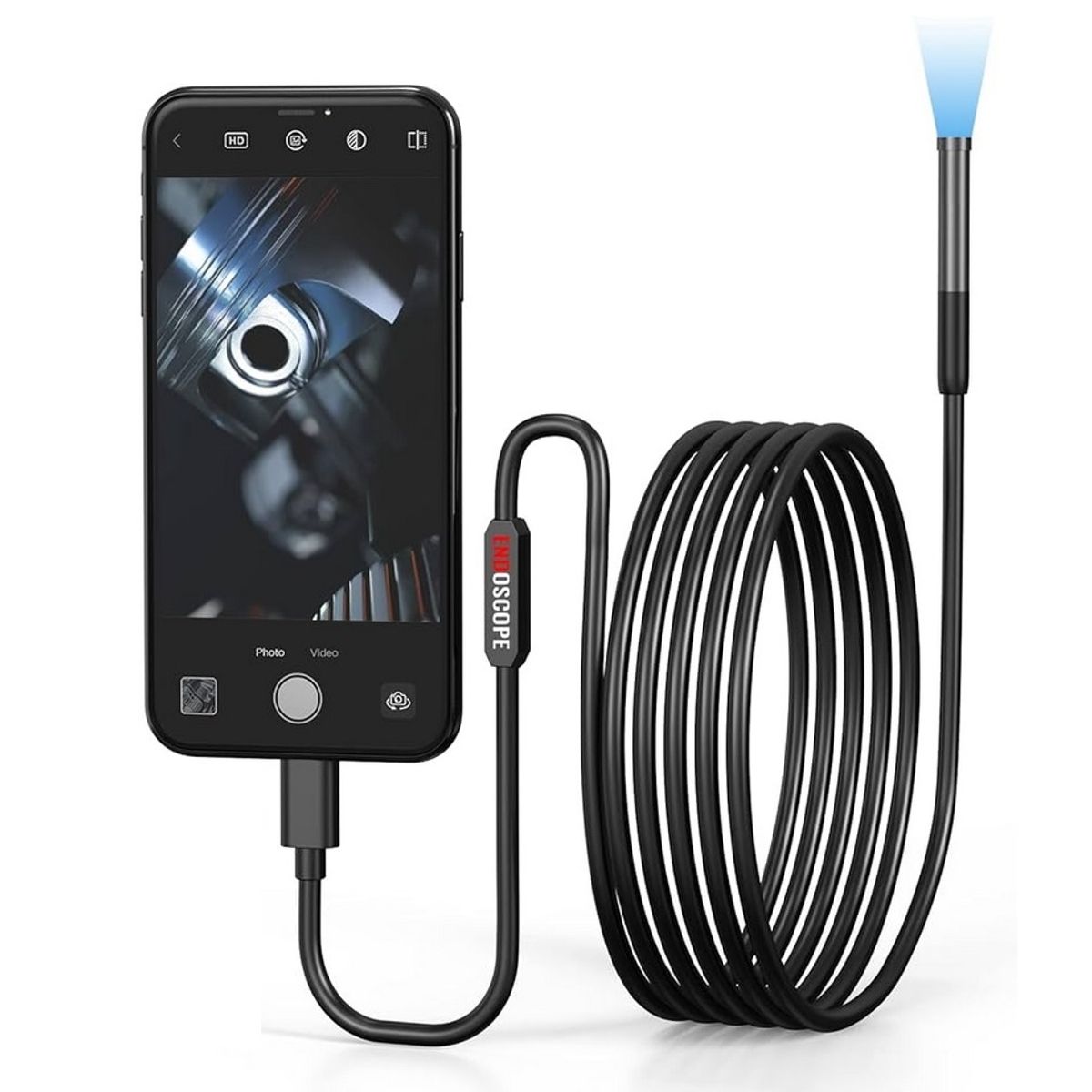 OEM - Camara Endoscopio Hd - 3 Metros Con Luz Led - Wifi Para Celular