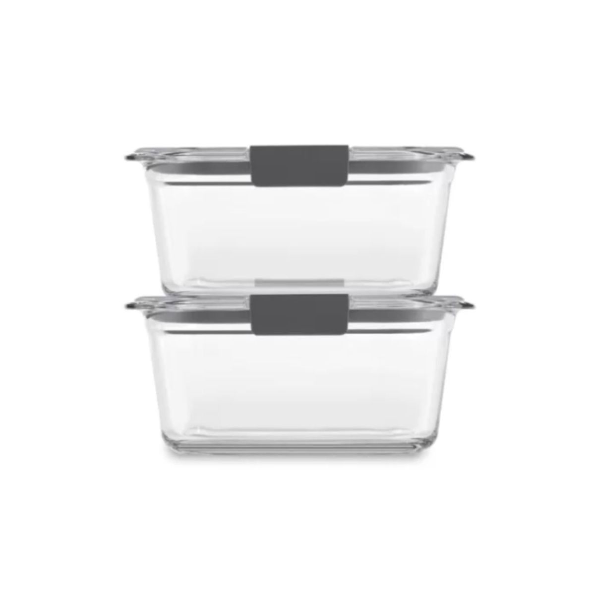 RUBBERMAID - Set 2 Hermeticos Rubbermaid Brilliance Vidrio 1.1L