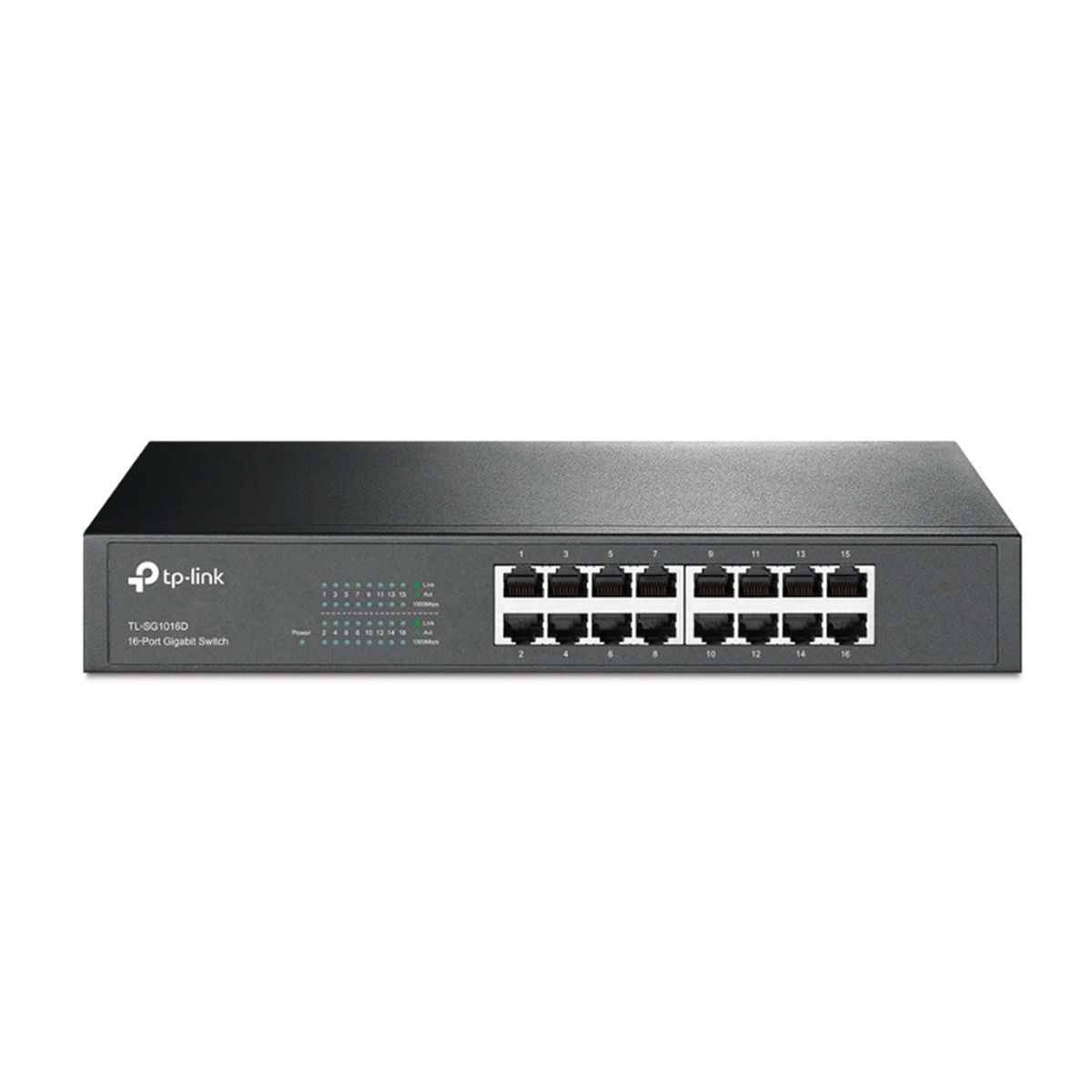 TP LINK - SWITCH TP-LINK TL-SG1016D V10.0 16 PUERTOS GIGABIT P/N: TLSG1016D