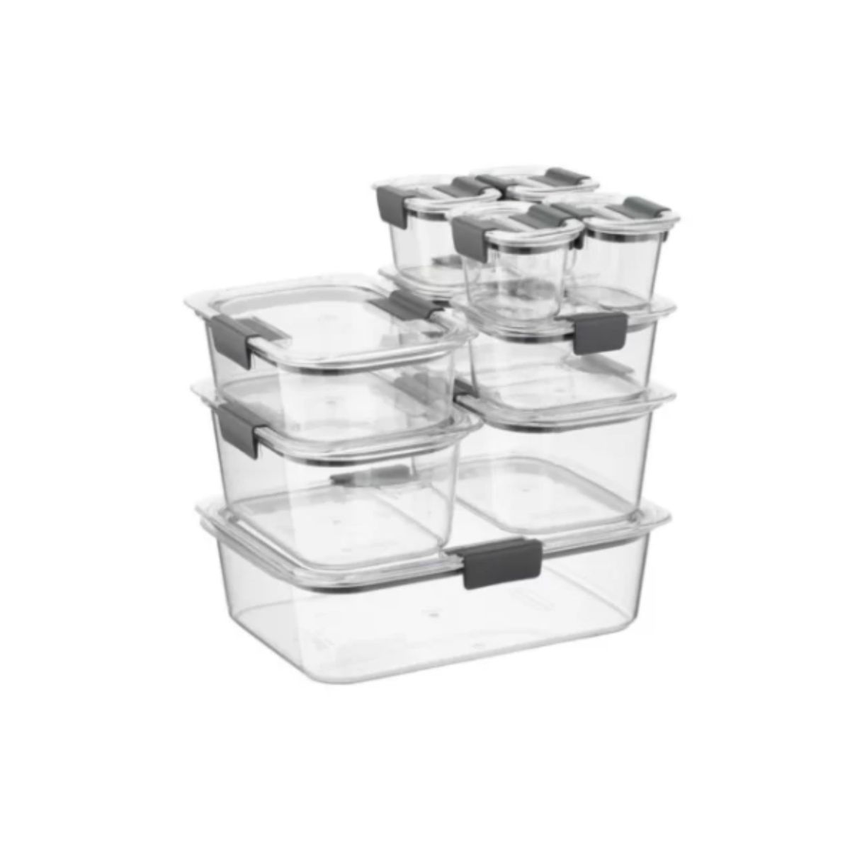 RUBBERMAID - Set Hermeticos Rubbermaid Brilliance Tritan 20 Piezas