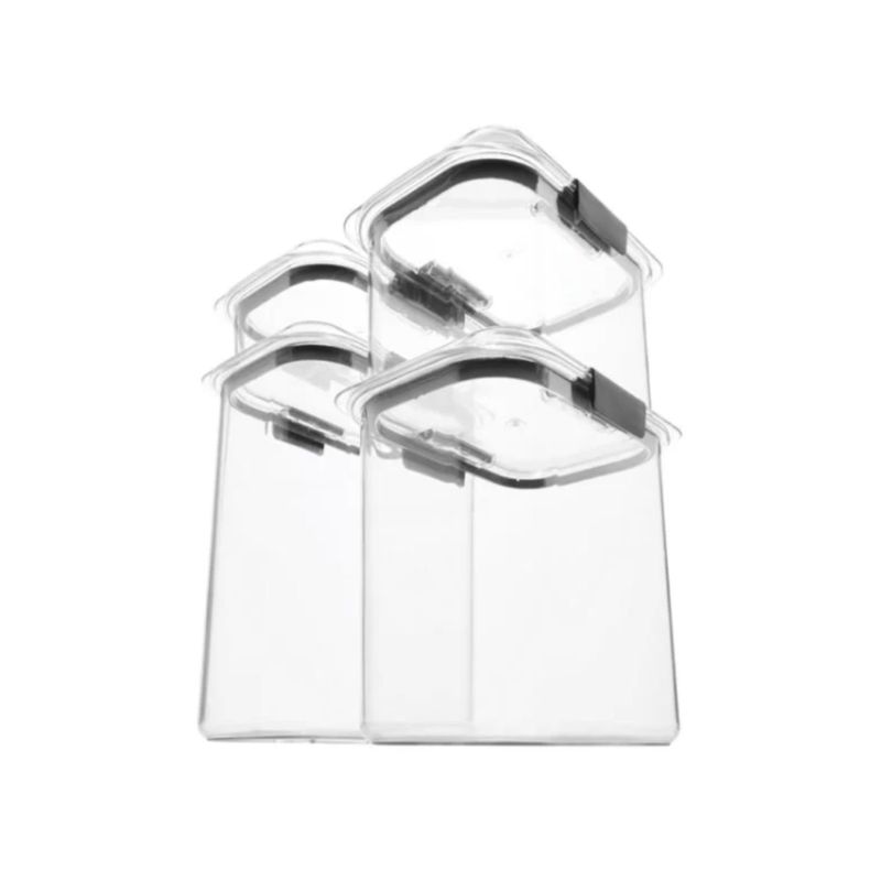 RUBBERMAID - Set Hermeticos Rubbermaid Brilliance Pantry 4 Piezas