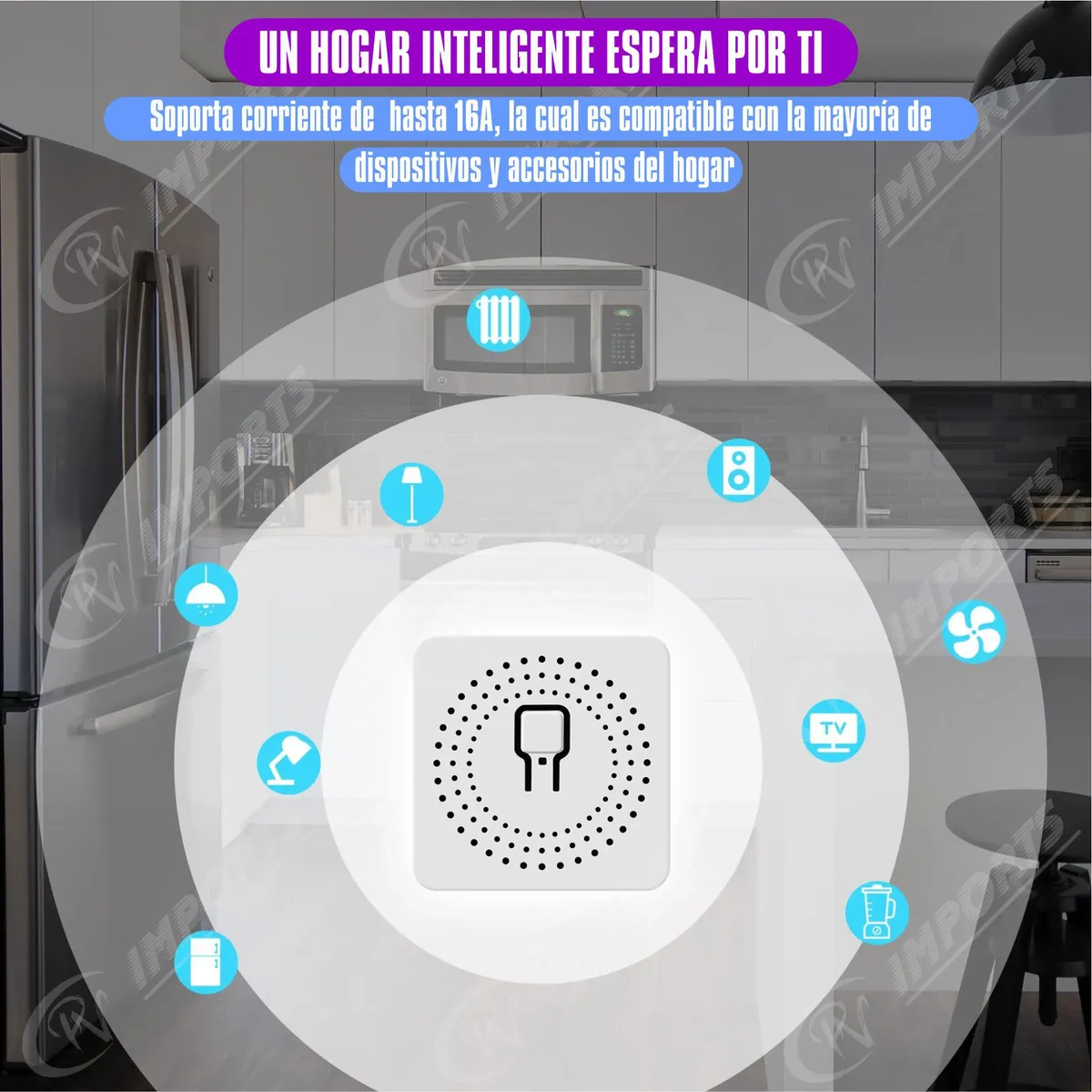 GENERICO - Interruptor Inteligente Wifi Mini Smart Switch Google Alexa