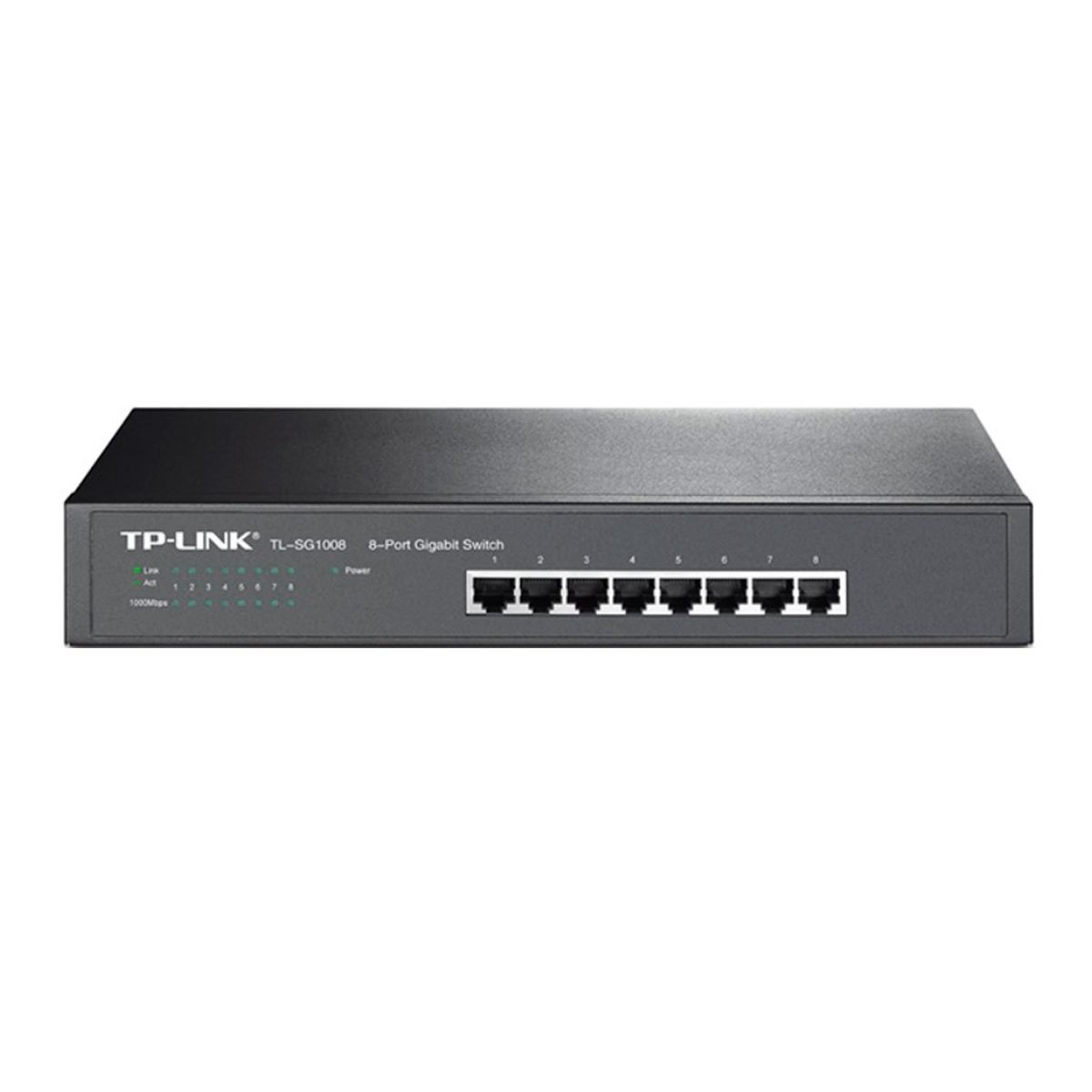 TP LINK - SWITCH TP-LINK TL-SG1008 8 PUERTOS GIGABIT P/N: TLSG1008