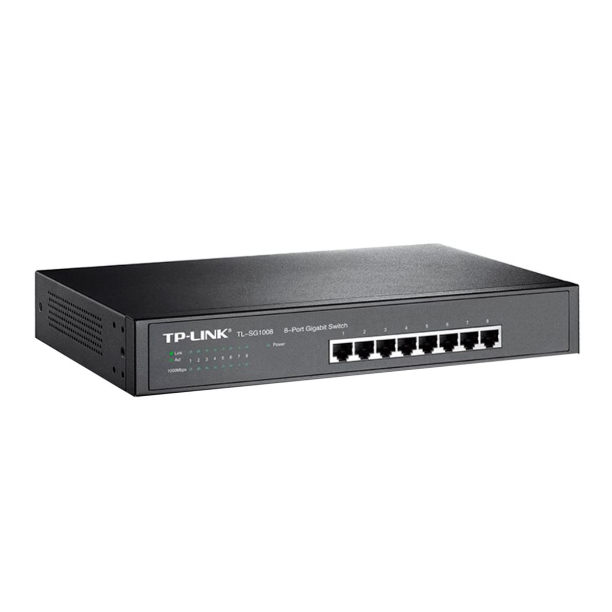 TP LINK - SWITCH TP-LINK TL-SG1008 8 PUERTOS GIGABIT P/N: TLSG1008