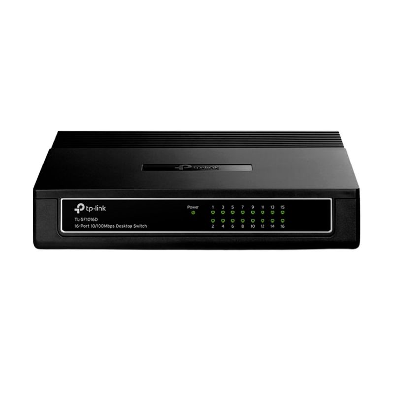 TP LINK - SWITCH TP-LINK SF1016D 16 PUERTOS RJ45 10/100 MBPS P/N: TL-SF1016D
